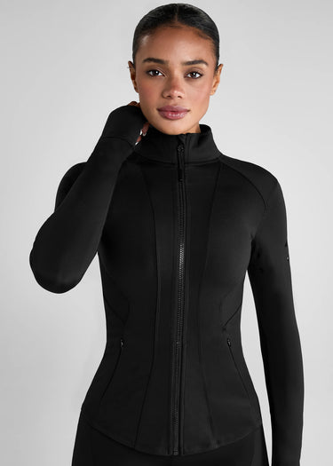 Aztec Diamond Core Fitted Jacket - Black