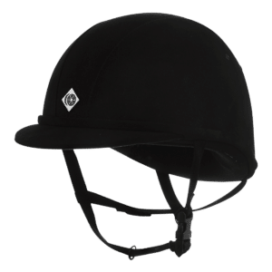 Charles Owen All Black YR8 Size 7 (57cm)