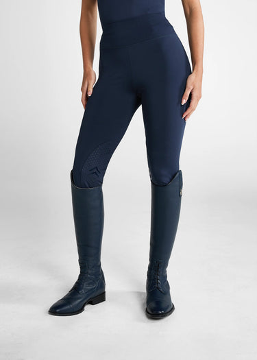 Aztec Diamond Essential Leggings Knee Grip - Navy